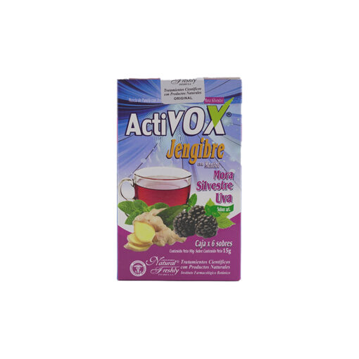 Antigripal Activox Jengibre Con Mentol Caja X 6 Sobres