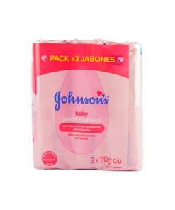 Jabon Baby Johnson's Cremoso Rosado X3 Und.