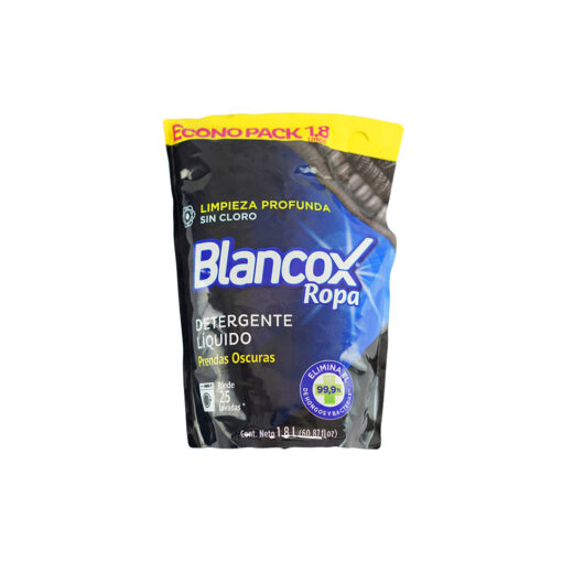 Detergente Liquido Blancox Para Prendas Oscuras X 1800 ml.