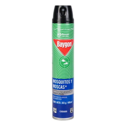 Baygon Azul Mosquitos Y Moscas Cuidado X400cm