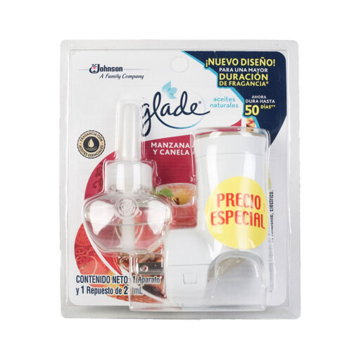 Glade Aceite Con Aparato y 1 Repuesto de Manzana y Canela