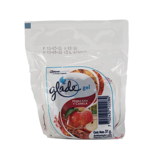 Glade Ambientador en Gel Manza y Canela.