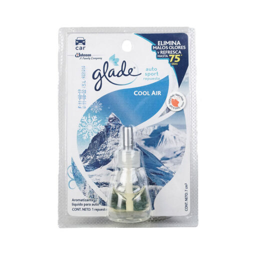 Glade Auto Sport Repuesto Cool Air 7cm