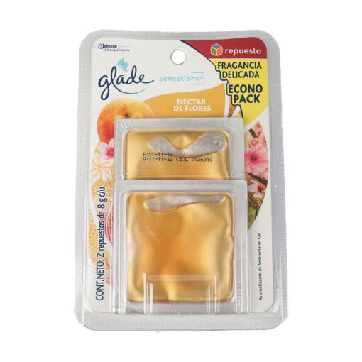 Glade Repuesto en Gel X 2 Nectar de Flores