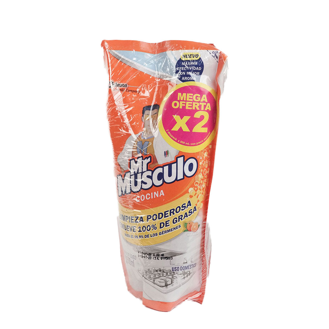 Mega Oferta x 2 Mr Musculo Cocina Naranja x 500ml c/u