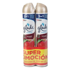 Super Promoción 2 Glade en Aerosol Manzana y Canela x 400ml c/u