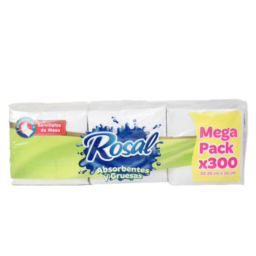 Servilleta Rosal Mega Pack X300 unds