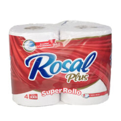 Papel Higienico Rosal XXG Super Rollo x 4 Und
