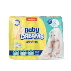 Pañal Babydreams Ultratrim Etapa 2- M (50 Und)