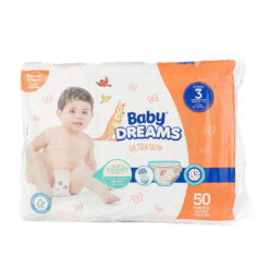 Pañal Babydreams Ultratrim Etapa 3- G (50 Und)