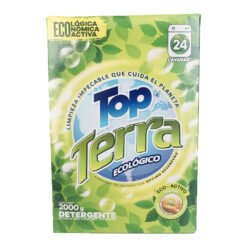 Detergente en Polvo Top Terra Caja x 2000Gr