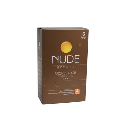 Bronceador en Gel Nude 6 Sobres x 20ml c/u