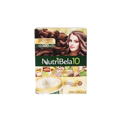 Tratamiento Capilar Nutribela Reparación Intensiva x 12 Sobres