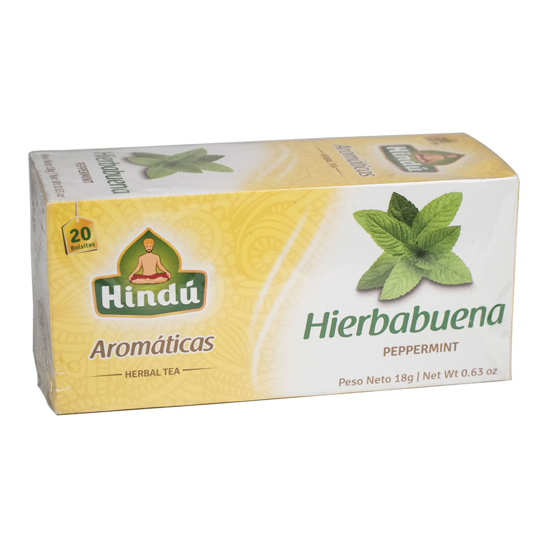 Aromaticas Hindu Hierbabuena 20 Bolsitas
