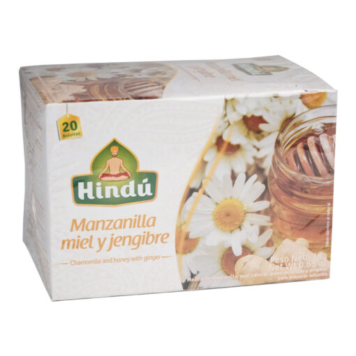 Aromaticas Hindu Manzana Miel y Gengibre 20 Bolsitas