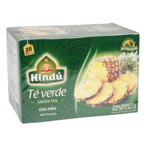 Te Verde Hindú con Piña 20 Bolsitas