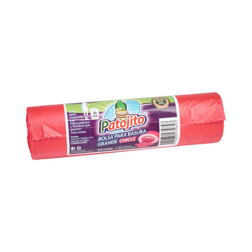 Bolsa Para Basura Patojito Chicle 65X90 (10 Und)