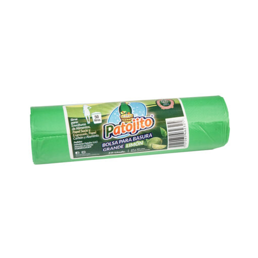 Bolsa Para Basura Patojito Limon 65X90 (10 Und)