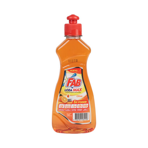 Lavaloza Liquido Fab Lozamax Citrus Botella x 330ml