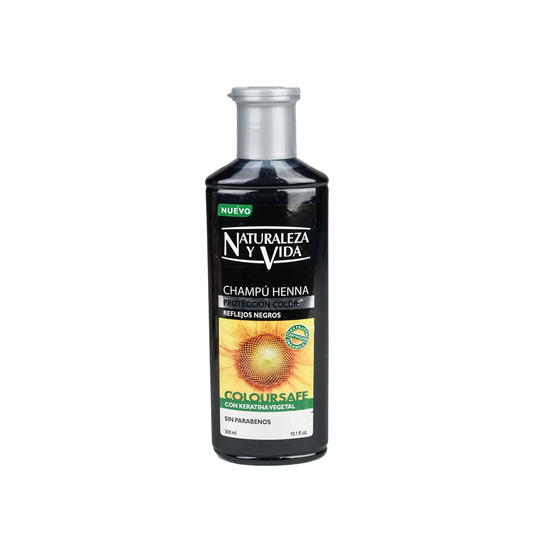 Shampoo Protección Color Reflejos Negros - Naturaleza y Vida x 300ml