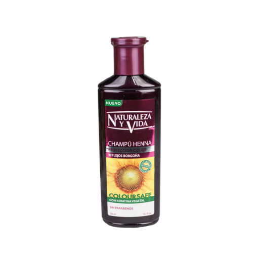 Shampoo Protección Color Reflejos Borgoña - Naturaleza y Vida x 300ml