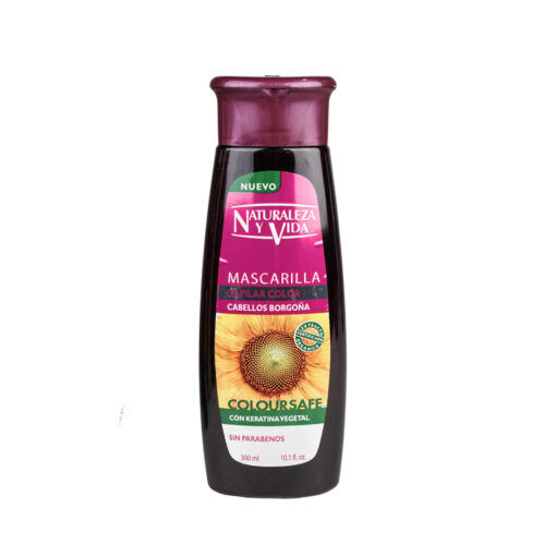 Mascarilla para Cabellos Borgoña Naturaleza Y Vida X300ml