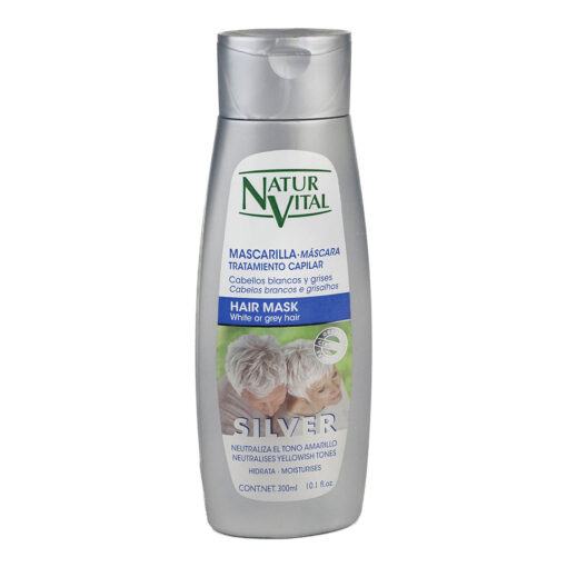 Mascarilla Naturaleza Y Vida para Cabellos Blancos y Grises X300ml