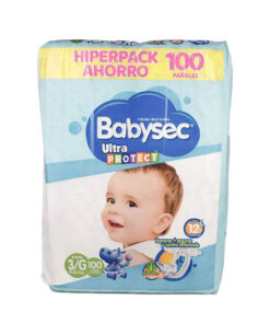 Pañal BabySec Ultraprotect Etapa 3/G (100 und)