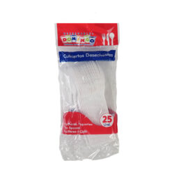 Cucharas Pequeñas Blanca Domingo x 25 Unds.
