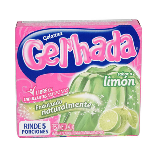 Gelatina Gel Hada  Sabor A Limón X40Gr.