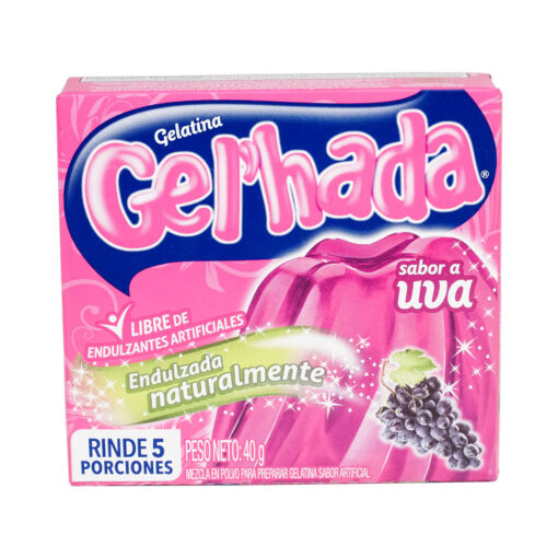 Gelatina Gel Hada  Sabor A Uva X40Gr.