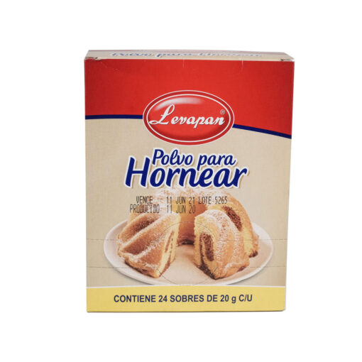 Polvo Para Hornear Levapan x 20Gr (24 Sobres)