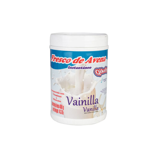 Avena Instantanea Qikely Sabor a Vainilla x 400Gr.