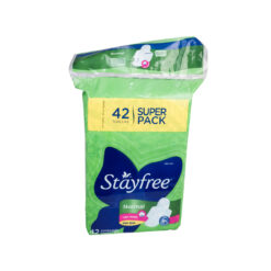Toallas Higienicas Stayfree Con Alas Super Pack x 42 Unds