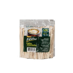 Palitos de Madera para Mezclar- Festival Bolsa x 500 Unds