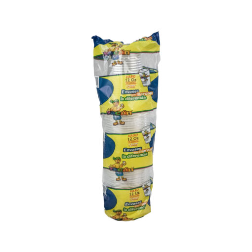 Vaso Vacan Transparente 12 Onz x 50 Und.