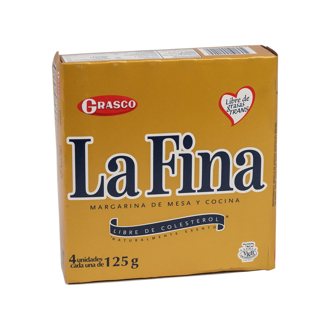 Margarina La Fina x125gr (4 Unds)