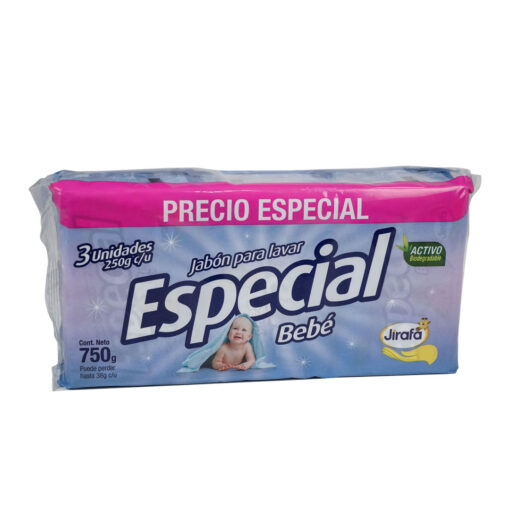 Jabon Especial Bebe x 250gr c/u (3 Unds)