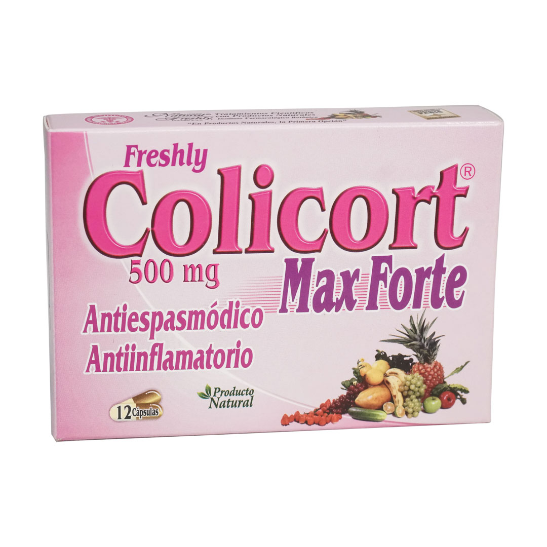 Colicort Max Forte x 500mg 12 Capsulas.